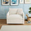 Upholstered Armchair with Toss Pillow-538764425