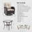 Hilmir Wicker 2 - Person Patio Conversation Set with Cushions-108870444-108870453