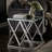 Lorden Glass Top End Table