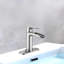 Robinets de lavabo de salle de bain à poignée simple avec bonde escamotable Waterfall-102462357