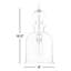 Luminaire suspendu en forme de cloche à 1 lumière Tilman-468126905-468126906