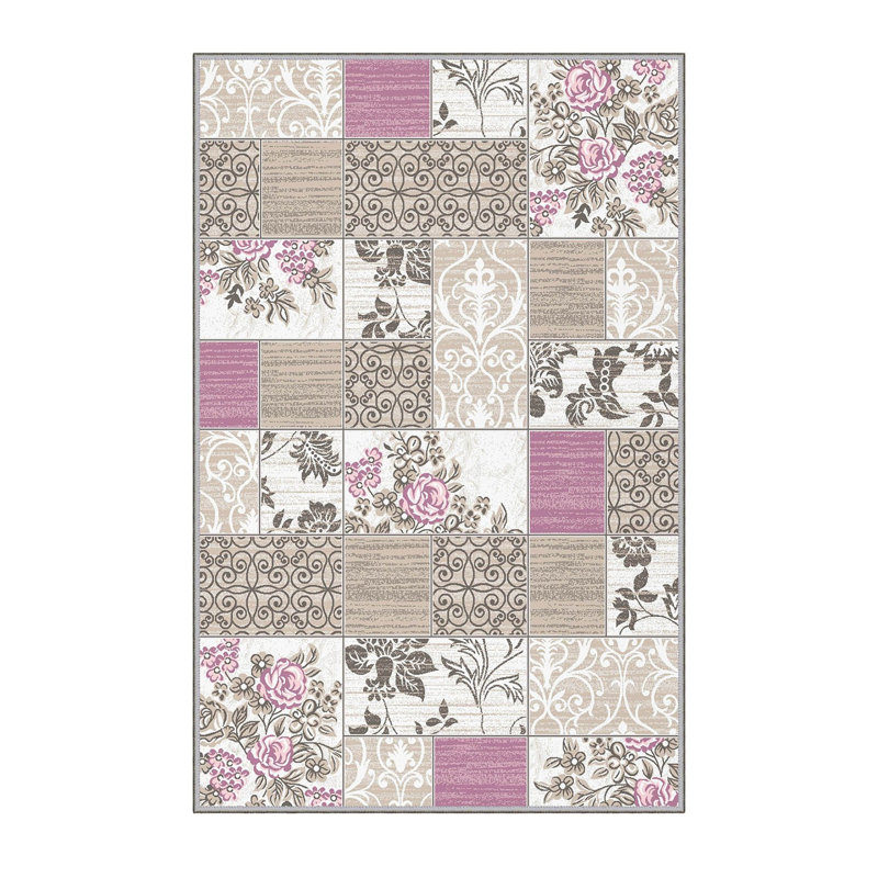Tapis de qualité supérieure imprimé en 3D, 4,6 x 7,2 pieds, 100% polyester, hauteur de poils de 0,3 pouce | Antibactérien, antidérapant, dessous lavable à la machine | Parfait pour le salon, la chambre à coucher et les aires de jeux pour enfants, durable et élégant