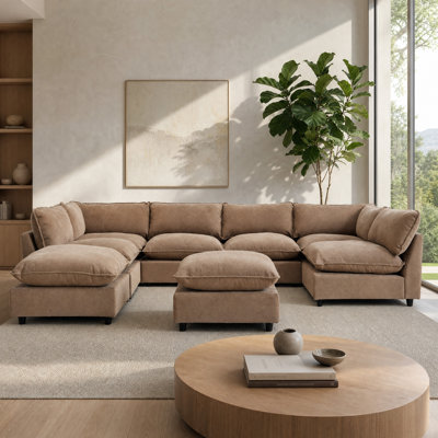 Annamaria 8-Seater Oversized Modular Sectional Sofa