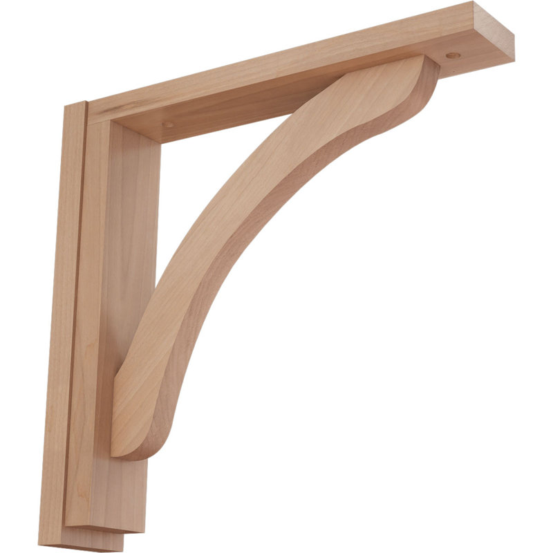 Support en bois Reece, Cerisier, H 12,25 po x l 2,5 po x P 12,75 po