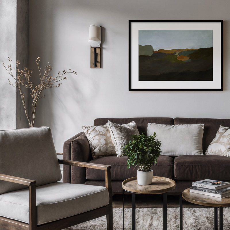 Print by ChiChi Decor, Black, 36" H x 48" W