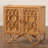Bushrah Bohemian Light Honey Rattan Storage Cabinet