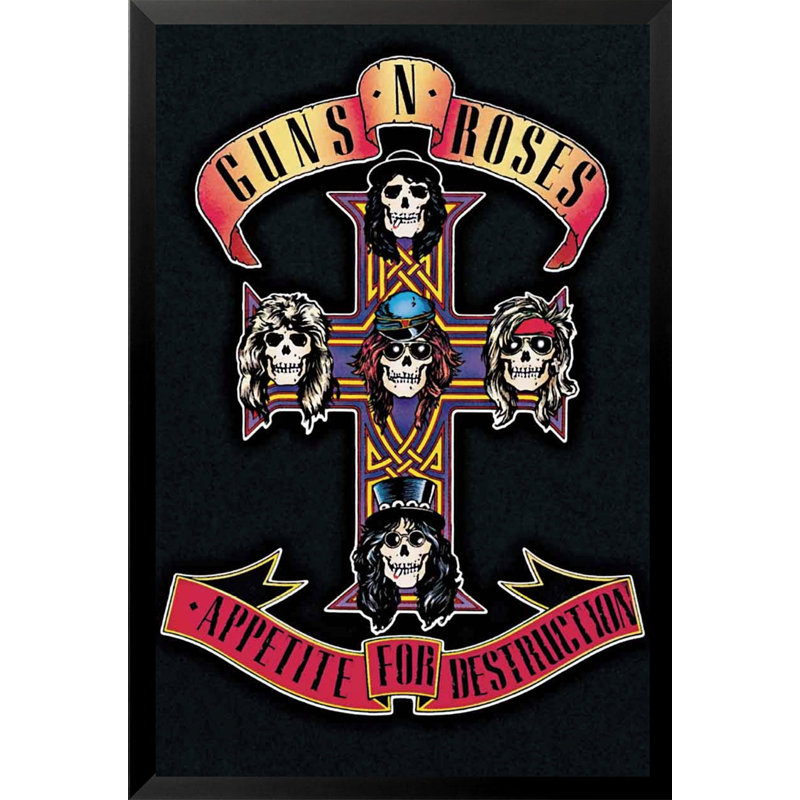 «Guns and Roses Appetite for Destruction», pochette
