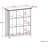 Acadian 44"W Solid Wood 9 Cube Storage Bookcase with Fixed Shelves-1020357364