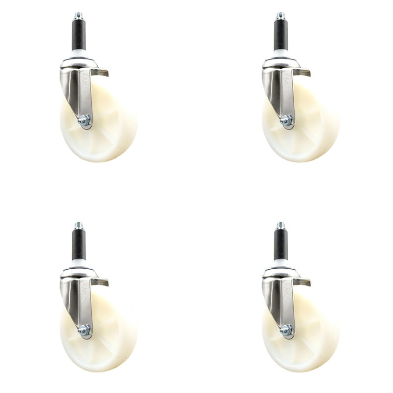 Swivel Stem Caster, 5" H x 5" W