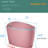 Smart Toilet With Bidet, Auto Open Seat, Multiple Washing Modes, Warm Water, Pink Intelligent Toilet, Close Siphonic Flushing, Hips Wash, Night , Bathroom-124251633