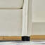 Chaise longue surdimensionnée de 55 po - Repose-pieds et rangement - Velours côtelé - Beige-1196924600