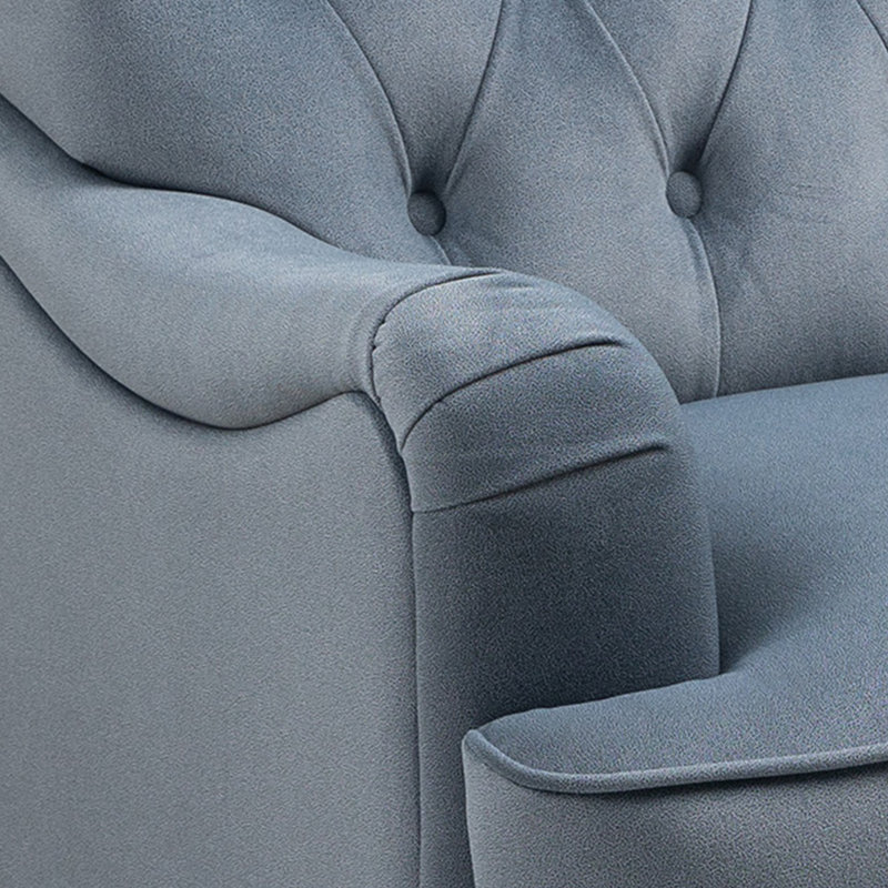 Fauteuil d'appoint, Polyester bleu