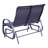43.62'' Wide Powder Coated Aluminum Loveseat