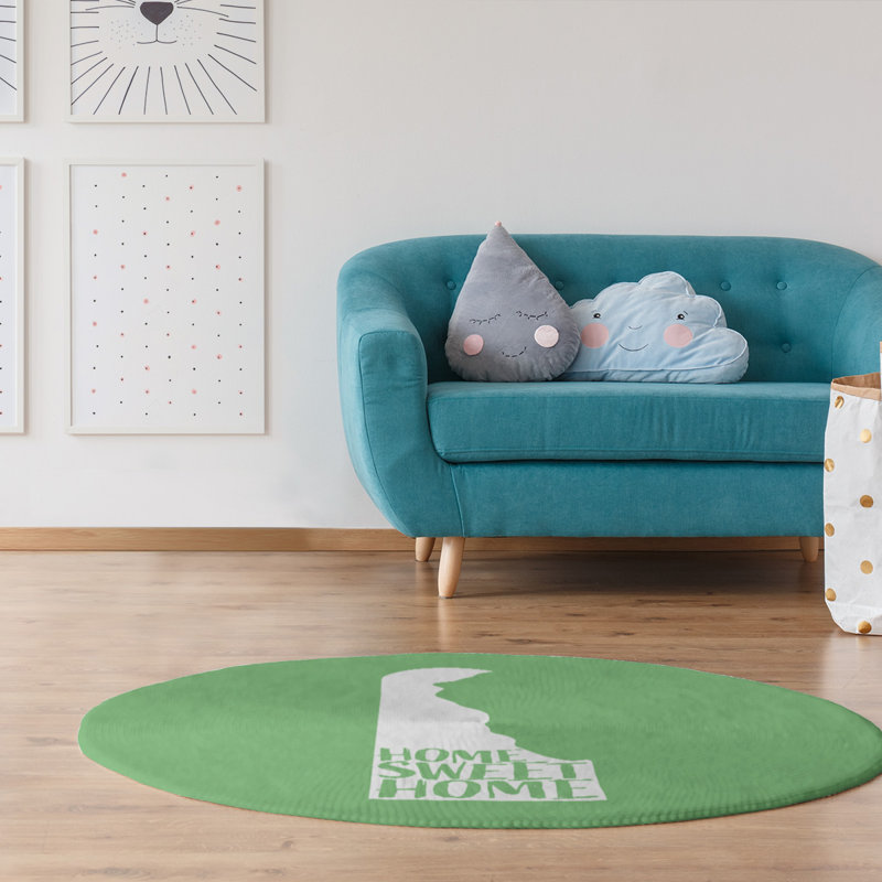 Tapis de poly-chenille en polyester home delaware