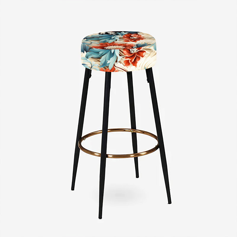 Ensemble de 2 tabourets de bar à la culture riche