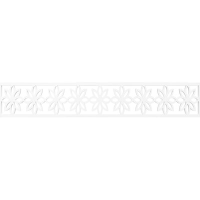 46 5/8"W x 8"H x 3/8"T Daisy Fretwork Moulding, Architectural Grade PVC