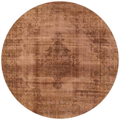 Tapis oriental orange