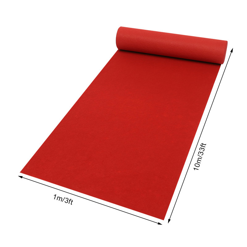 Tapis rouge Alessja pour l'intérieur et l'extérieur