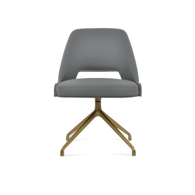 Chaise d'appoint pivotante Marash Spider