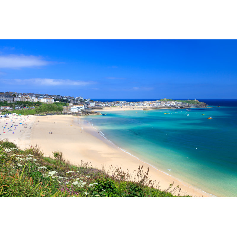 St Ives Cornwall by Ianwool - Wrapped Canvas Print, 51cm H x 76cm W x 3.8cm D