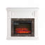 Fireplace Mantel (23" Fireplace Not Included) -White,41.34"W*14"D*40"H-1973829717