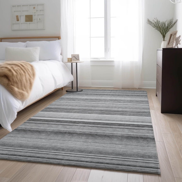 Premium Machine Washable Cerrito AMF529 Gray Rug