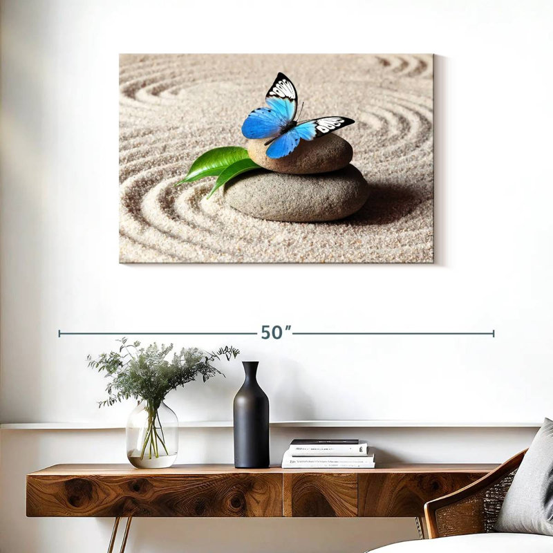 Brampt Peaceful Butterfly, 24" H x 36" W
