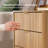 Modern Nightstand With 3 Drawers And Side Storage Shelves, Charging Station, End Table Bedside Table For Bedroom, Curved Profile Design, (Oak)