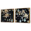 Romain - Ensemble de 2 collages carrés botaniques abstraits-101846992-101846993