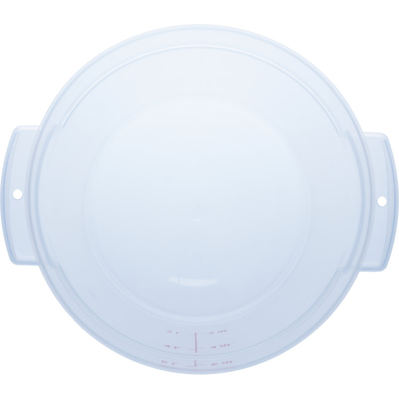 Carlisle Food Service Products StorPlus 1.5 Gallons Circle Food Storage Container, Clear