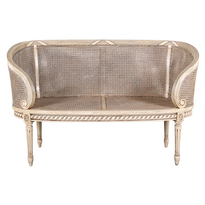 Double Griffin Colonnade Wood Bench