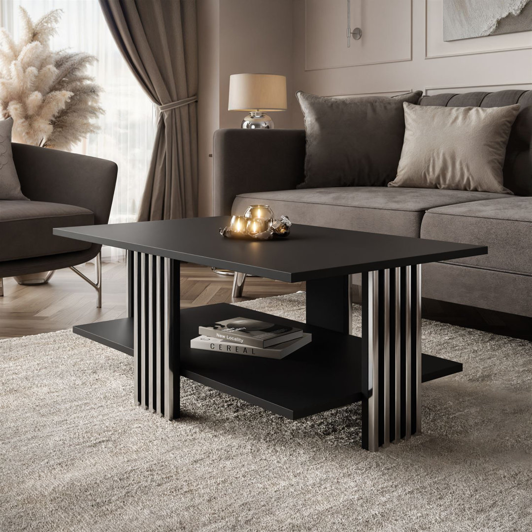 Four Leg Coffee Table with Storage