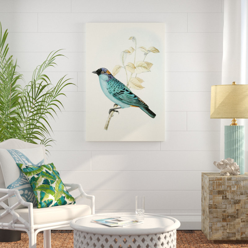 On Perch XII - Painting on Canvas, 122cm H x 81cm W, Wrapped Canvas