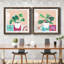 «Growing Happy I», ensemble de 2 peintures-663387091-663387095