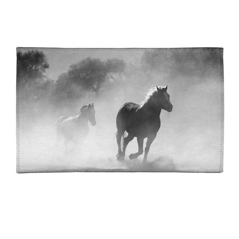 Tapis gris en gallille, Rectangle 2 pi x 3 pi