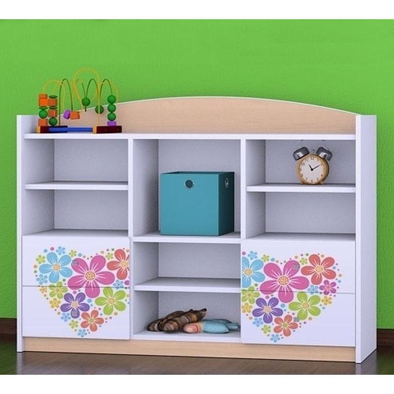Helen 92cm H X 129cm W Kids Cube, Bright Pear