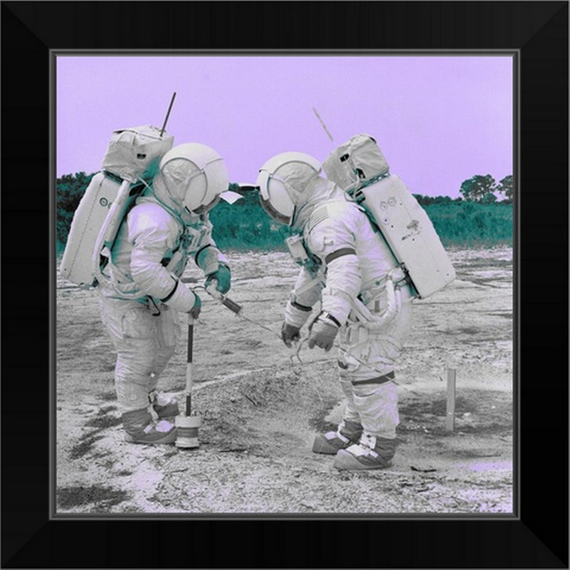 Novogratz’spaces iv', reproduction d’art encadrée, H 15 po x l 15 po x P 1 po, Cadre noir
