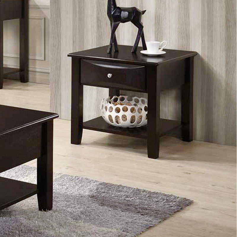 Table de bout simple en bois au look moderne