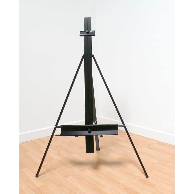 Black Adjustable Aluminum Studio Easel