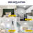 7/9/12 Inch Square LED Slim Flush Mount Ceiling Light, Ultra Thin Dimmable Flat Lights, 3000K/4000K/5000K Adjustable Low Profile White Fixtures for Bedroom, Kitchen, Bathroom, ETL-602329690