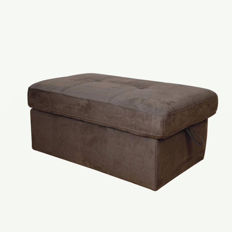Brown Storage Ottoman