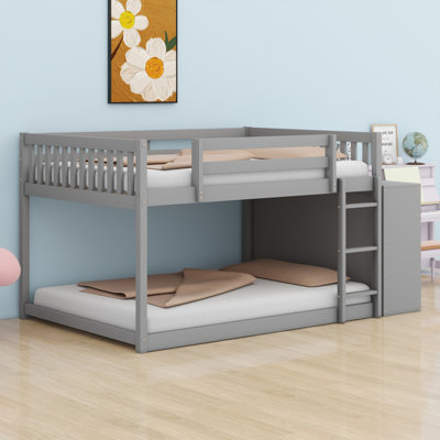 Bunk Bed With 4 Drawers And 3 Shelves