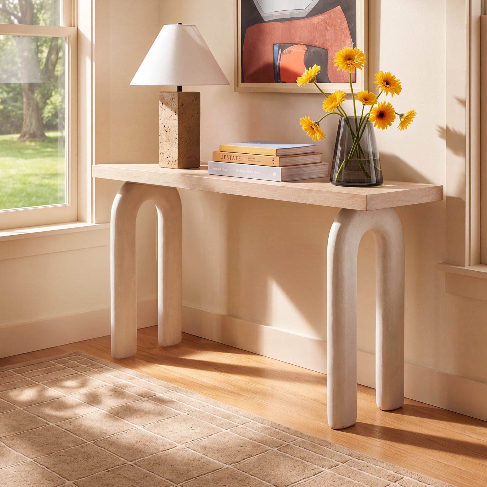 Antibes 68'' Solid Wood Console Table