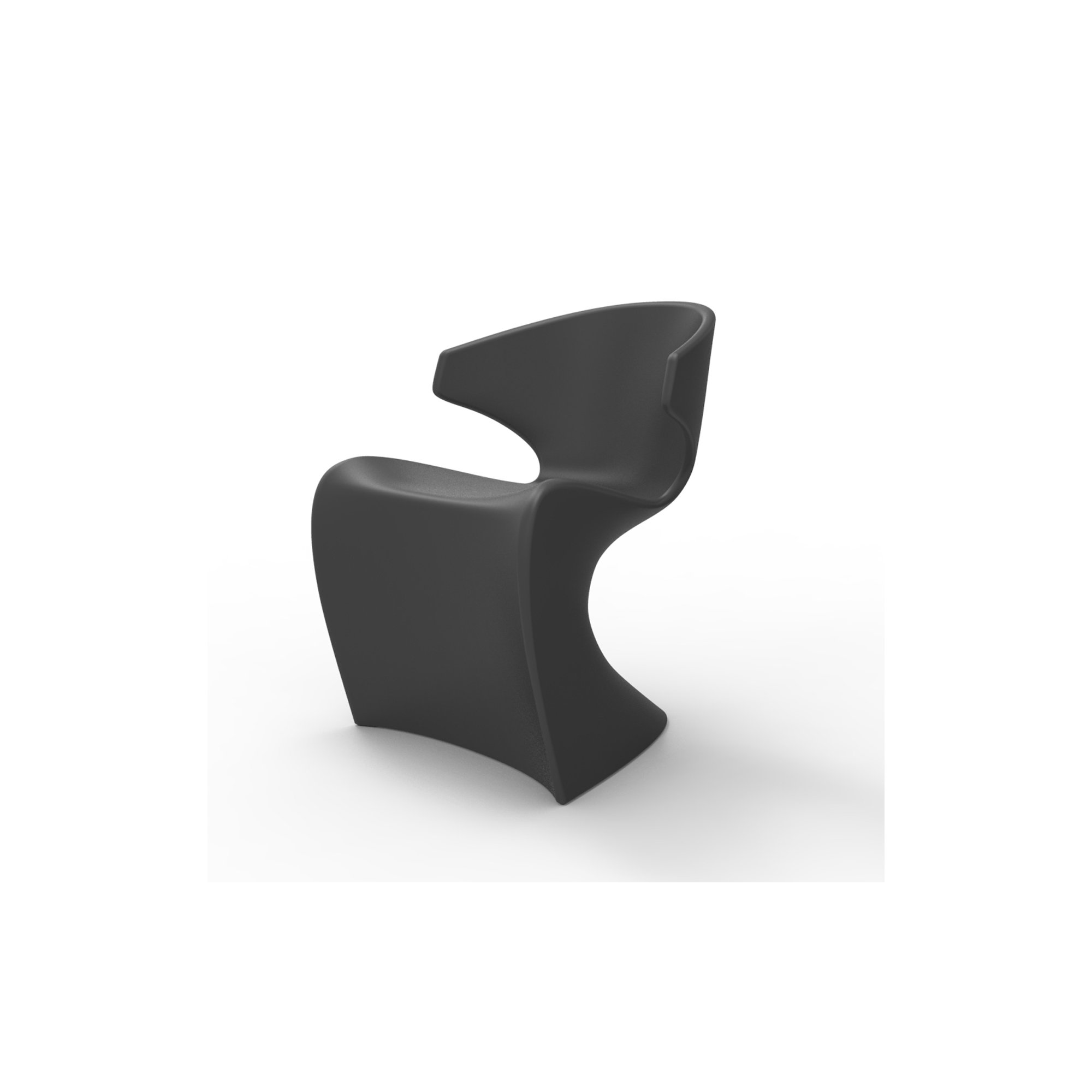 Wing Patio Dining Chair, Anthracite