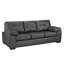 Ensemble de canapé et chaise Baynes, gris anthracite-122099416