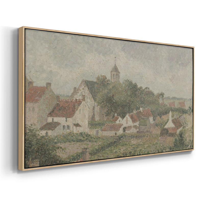 Série paysage - CMLxx - Toile tendue avec châssis encadré - Prêt à être accroché, Naturel, H 17 po x l 33 po