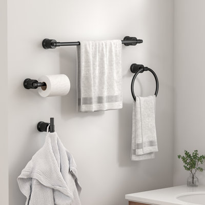 4 - Piece Bathroom Hardware Set