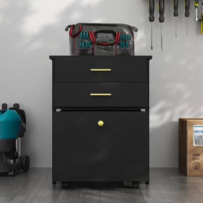 Heavy-Duty Garage Tool Cart & Mobile Parts Cabinet
