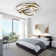 Herrada 20" Space-Saving Flush Mount Ceiling Fan with Adjustable Dimmable LED Light Kit