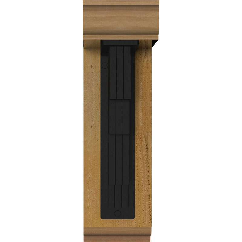 Support Eris H 12 po x l 4 po x P 12 po, H 12 po x P 9 1/2 po, Cèdre rouge de l'Ouest l 4 po x T 2 po (sciage br